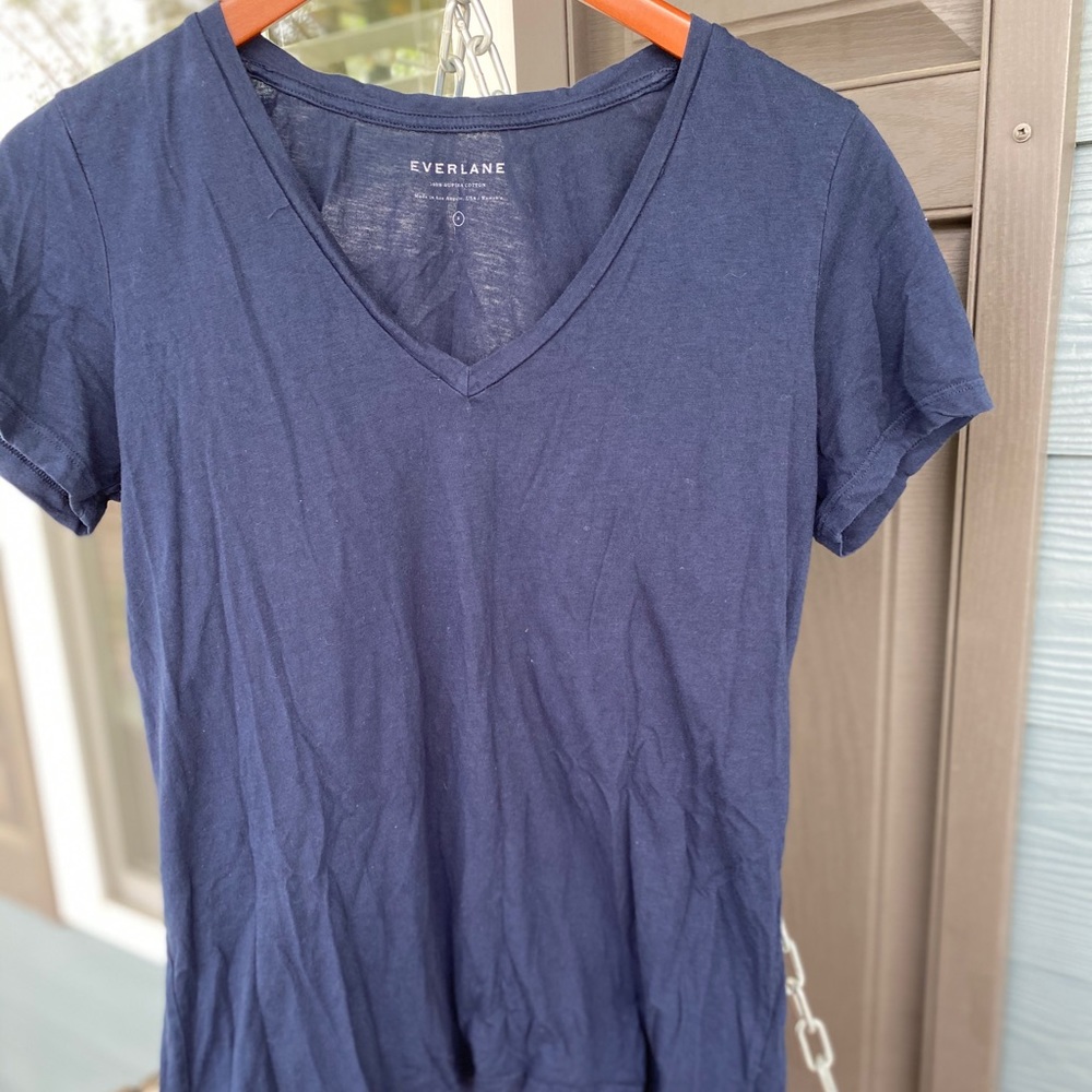 Everlane Navy Tee